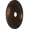 Ekena Millwork PVC Medallion (Canopies up to 13 1/2"), 22"OD x 3 1/2"ID x 1 1/2"P, Metallic Mystic Brown CMP22TRAMB - alternate 5
